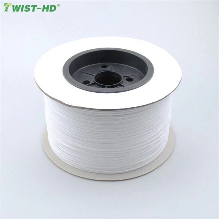 Accept Customization Red White Plastic Twist Ties Without Inner Core