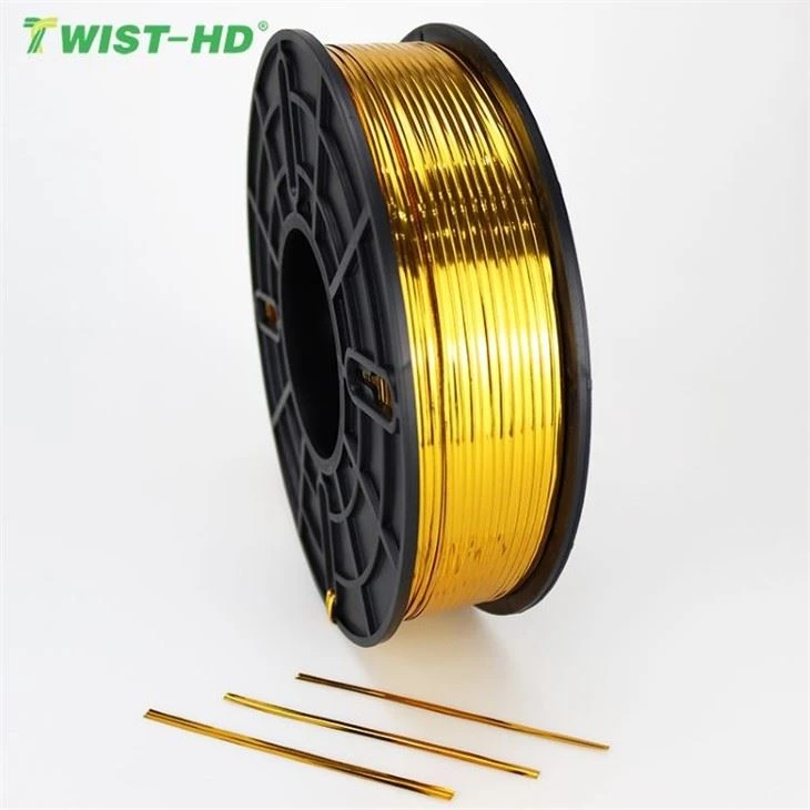 Various Colors Can Be Customized 4mm PET Plastic Packaging Decorative Wire